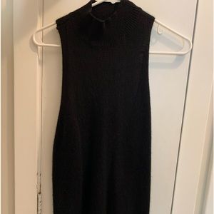 360 Cashmere Pullover High Neck Sleeveless Top